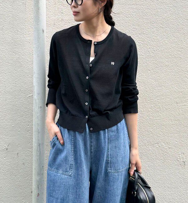 fredy emue「FR刺繍ベーシックサマーカーディガン」|カーディガン|