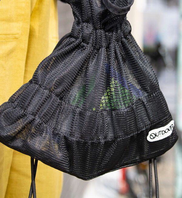 GLOSTER「【OUTDOOR PRODUCTS】メッシュギャザーショッパーバッグ」|ショルダー・メッセンジャー|