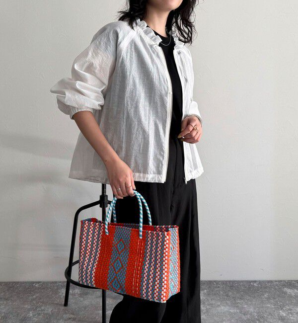 fredy emue「シアーフリルカラーZIPブルゾン」|ブルゾン・スタジャン|