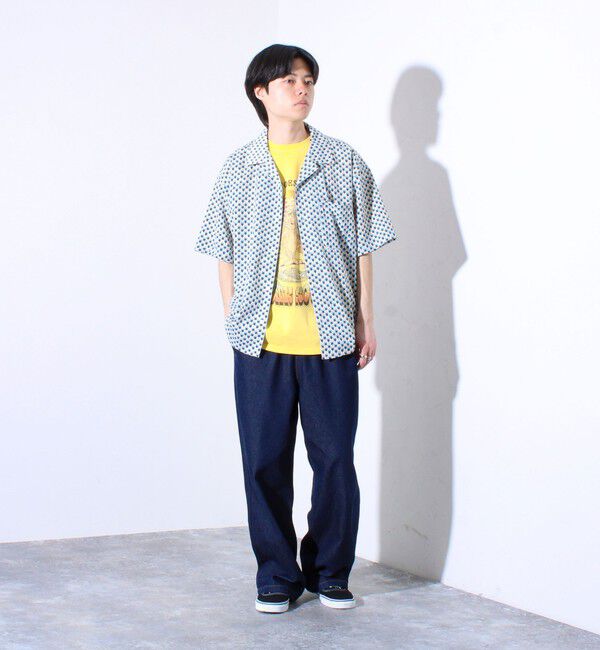 GLOSTER「【GLOSTER/グロスター】オールオーバーパターン シャツ 柄シャツ アロハシャツ オープンカラー」|シャツ・ブラウス|