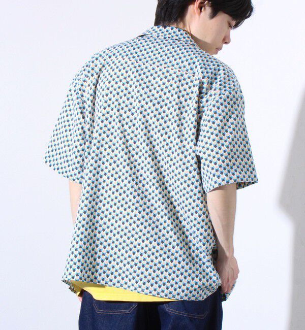 GLOSTER「【GLOSTER/グロスター】オールオーバーパターン シャツ 柄シャツ アロハシャツ オープンカラー」|シャツ・ブラウス|