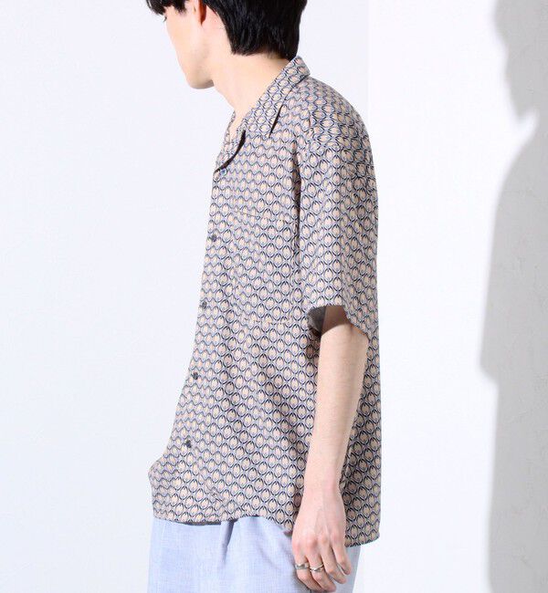 GLOSTER「【GLOSTER/グロスター】オールオーバーパターン シャツ 柄シャツ アロハシャツ オープンカラー」|シャツ・ブラウス|