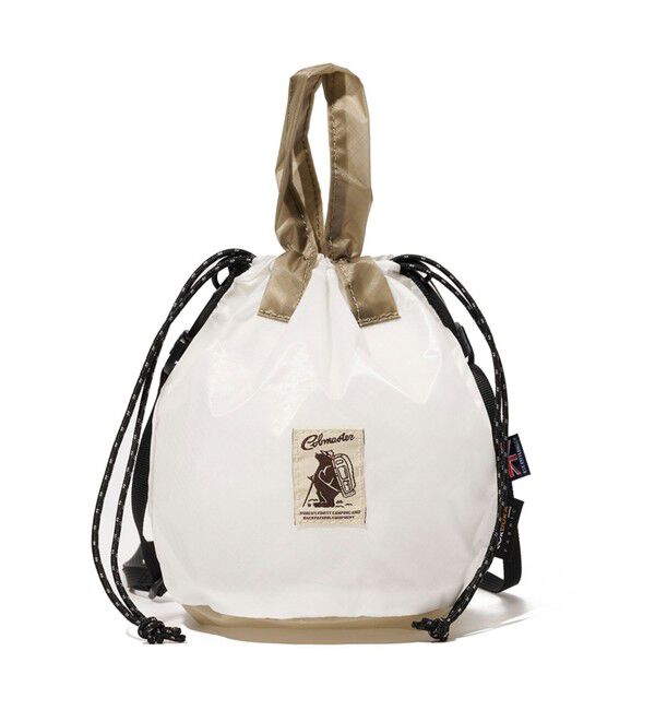 GLOSTER「【COBMASTER/コブマスター】KINCHAKU POUCH 巾着ポーチ ショルダー 2WAY」|ショルダー・メッセンジャー|ホワイト