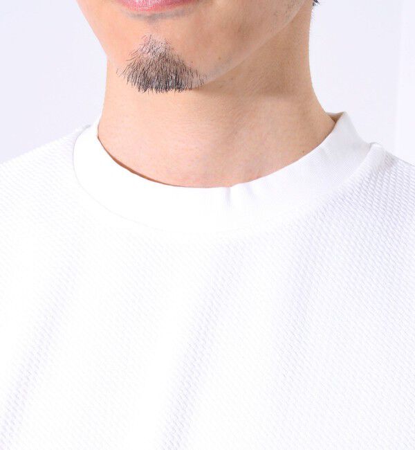 GLOSTER「【GLOSTER/グロスター】ふくれジャガード クルーネック 半袖 Tシャツ」|Tシャツ・カットソー|