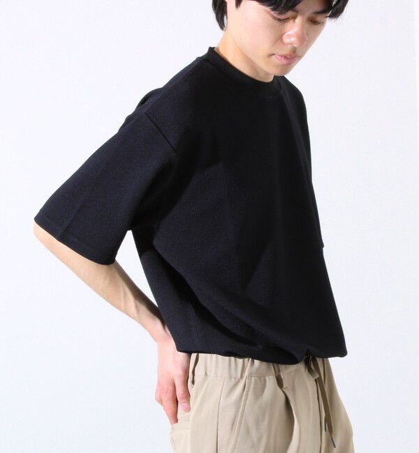 GLOSTER「【GLOSTER/グロスター】ふくれジャガード クルーネック 半袖 Tシャツ」|Tシャツ・カットソー|