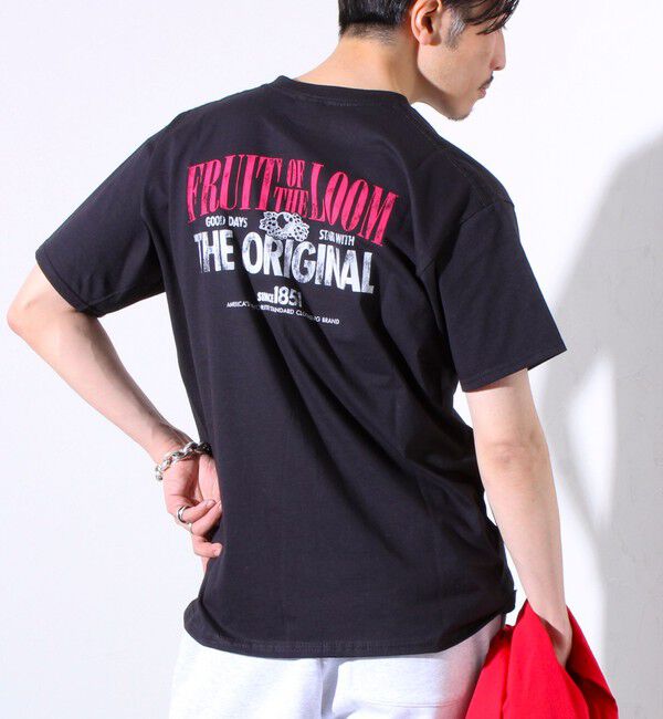GLOSTER「【FRUIT OF THE LOOM/フルーツオブザルーム】プリントTシャツ バックプリント」|Tシャツ・カットソー|