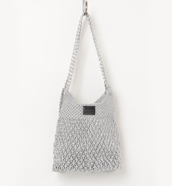 fredy emue「手編みメタリックマクラメバッグ」|ショルダー・メッセンジャー|