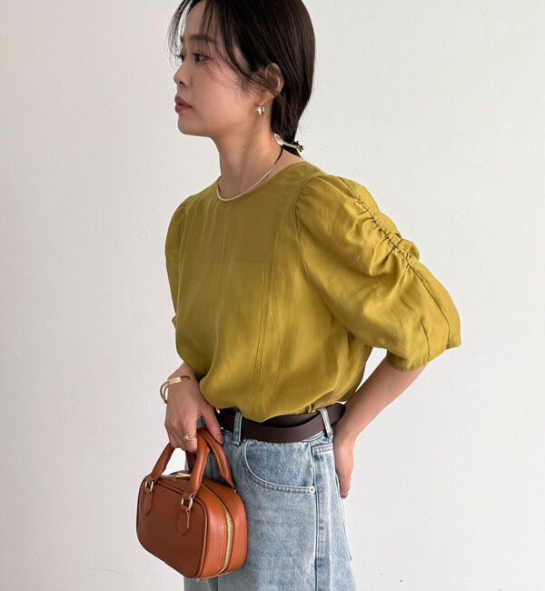 fredy emue「2WAYシアー袖ボリュームブラウス」|シャツ・ブラウス|