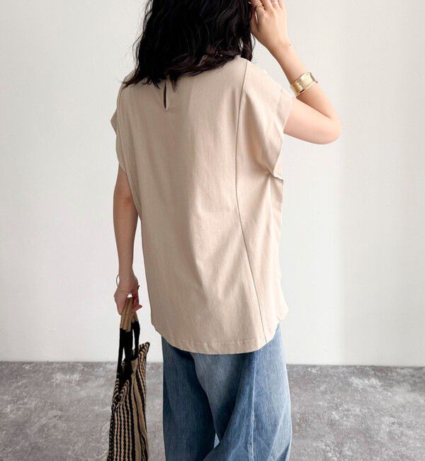 fredy emue「ライトドライ天竺タックプルオーバー」|Tシャツ・カットソー|