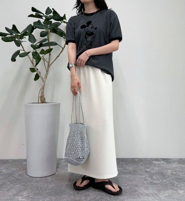 fredy emue「ミニマルリラックスイージースカート」|タイト|