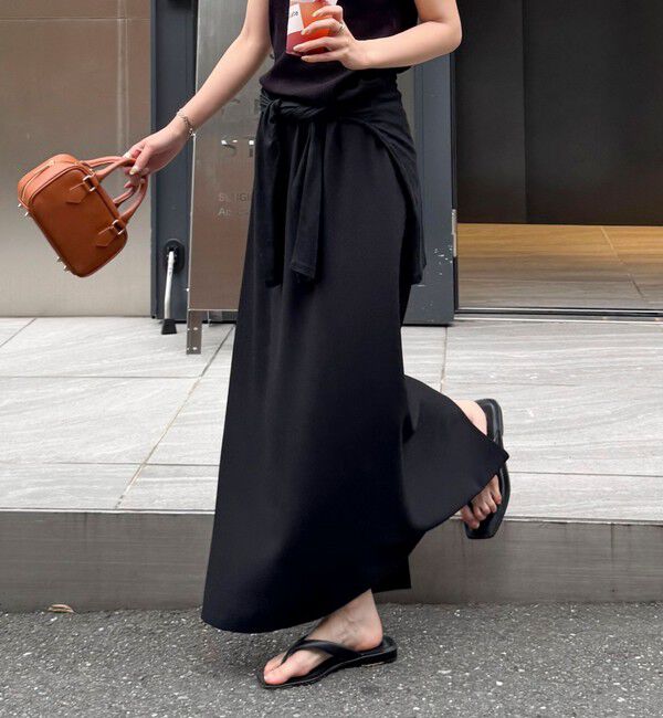 fredy emue「ミニマルリラックスイージースカート」|タイト|