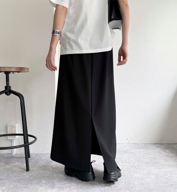 fredy emue「ミニマルリラックスイージースカート」|タイト|