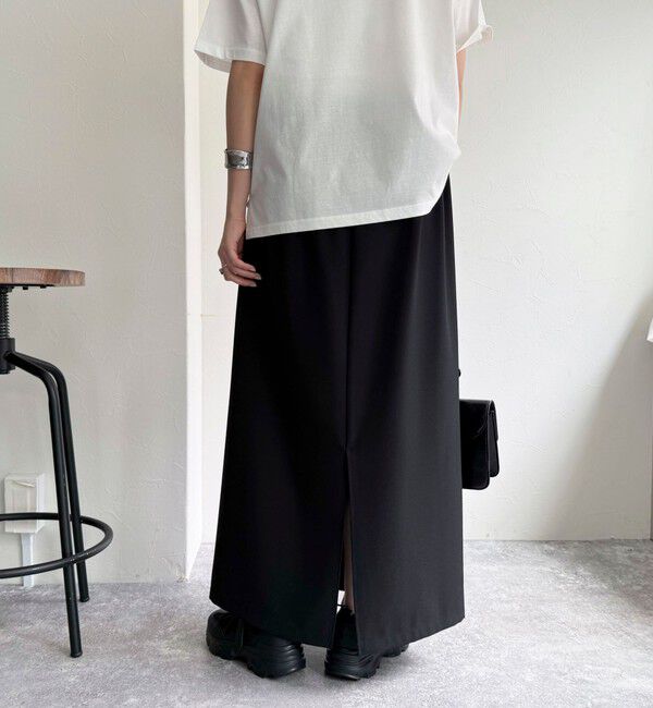 fredy emue「ミニマルリラックスイージースカート」|タイト|