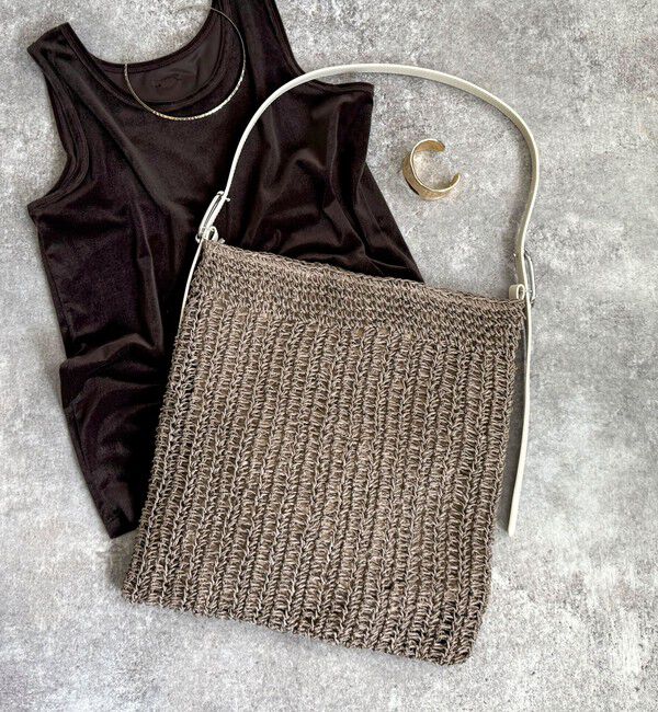 fredy emue「アジャストハンドルクロッシェバッグ」|かごバッグ|