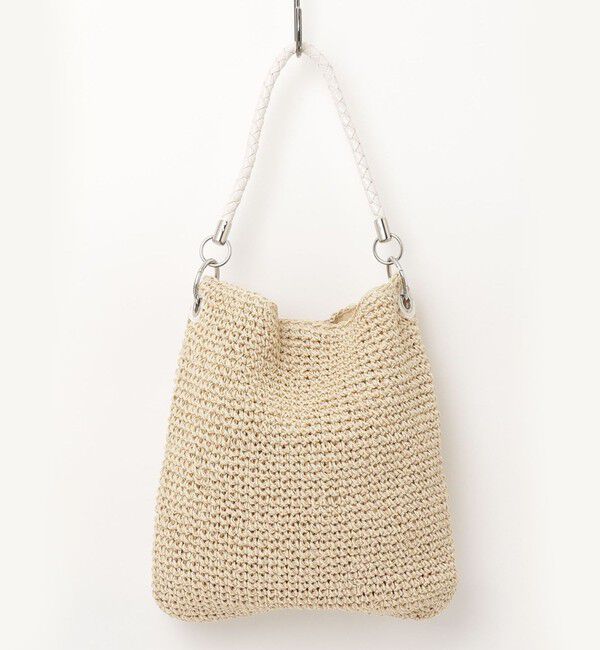 fredy emue「エナメルワンハンドルクロッシェトートバッグ」|かごバッグ|