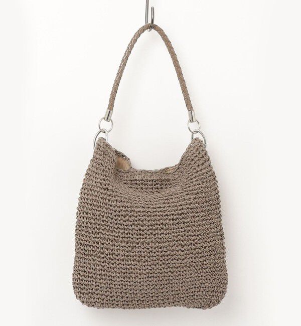 fredy emue「エナメルワンハンドルクロッシェトートバッグ」|かごバッグ|