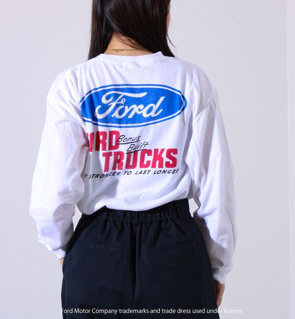 GLOSTER「【GOOD ROCK SPEED】FORD/フォード バックプリント ロングスリーブTシャツ ロンT」|Tシャツ・カットソー|