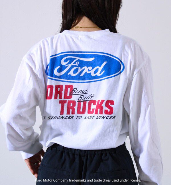 GLOSTER「【GOOD ROCK SPEED】FORD/フォード バックプリント ロングスリーブTシャツ ロンT」|Tシャツ・カットソー|