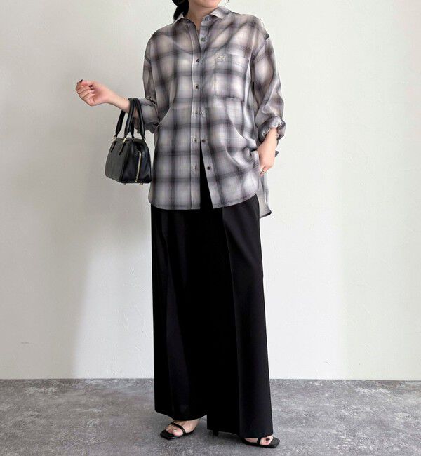 fredy emue「オンブレーチェック柄シャツ」|シャツ・ブラウス|