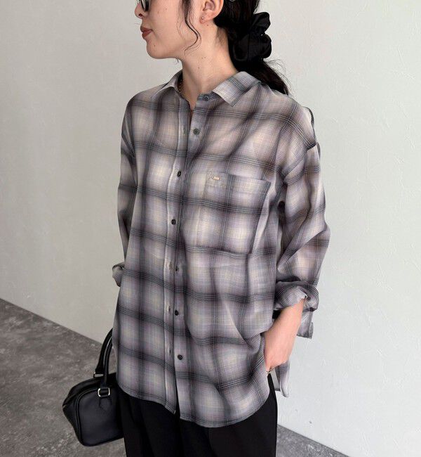 fredy emue「オンブレーチェック柄シャツ」|シャツ・ブラウス|