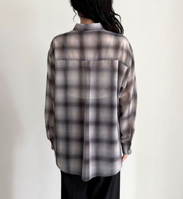 fredy emue「オンブレーチェック柄シャツ」|シャツ・ブラウス|