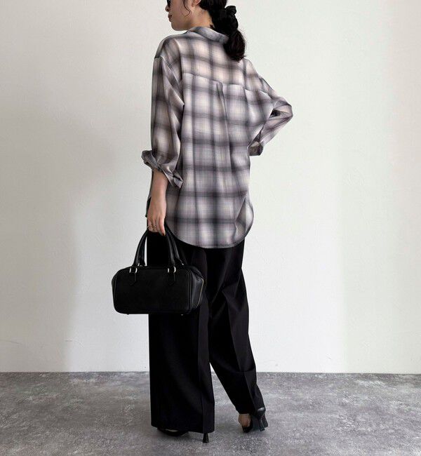 fredy emue「オンブレーチェック柄シャツ」|シャツ・ブラウス|