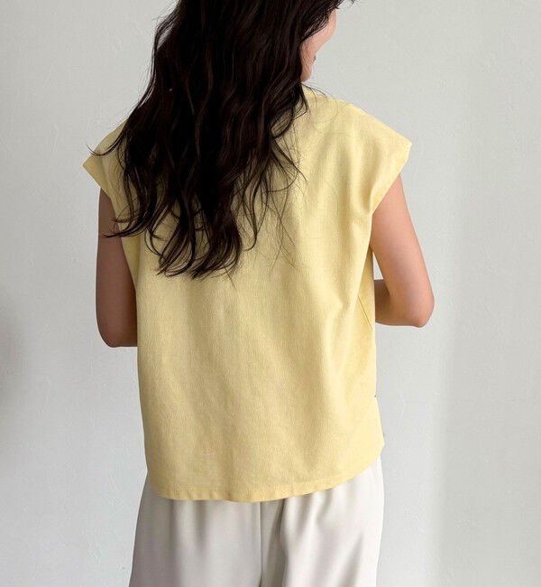 fredy emue「チェーン刺繍フレンチTシャツプルオーバー」|Tシャツ・カットソー|