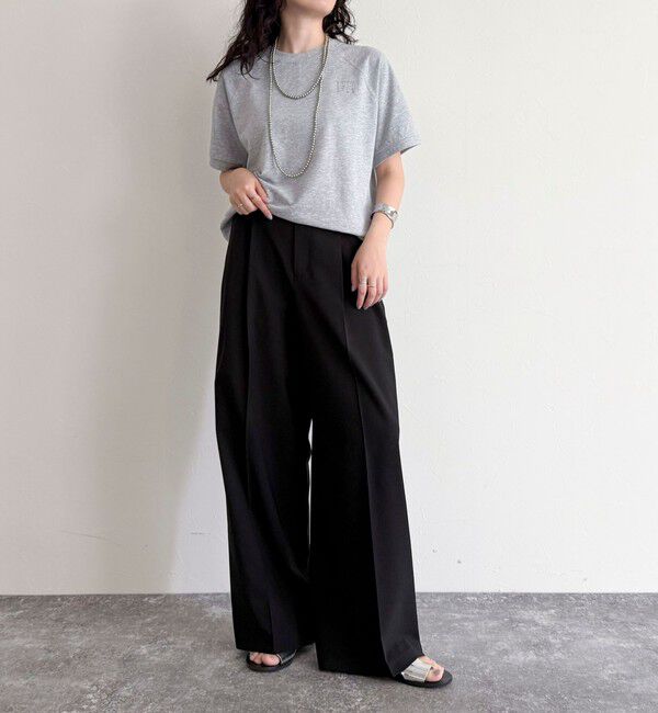 fredy emue「FRミニ裏毛半袖プルオーバー」|Tシャツ・カットソー|