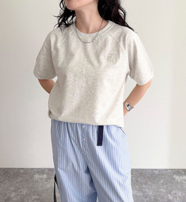 fredy emue「FRミニ裏毛半袖プルオーバー」|Tシャツ・カットソー|