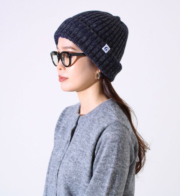 GLOSTER「【GLOSTER/グロスター】裏ボア リブワッチ ニット帽」|ニット帽|