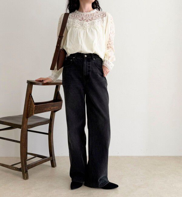 fredy emue「【CHOKLATE PARIS/チョコレート パリ】レースブラウス」|シャツ・ブラウス|