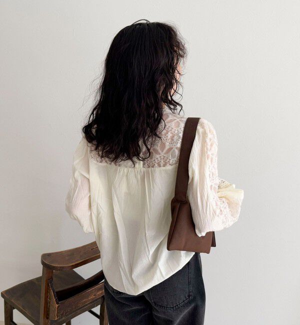 fredy emue「【CHOKLATE PARIS/チョコレート パリ】レースブラウス」|シャツ・ブラウス|