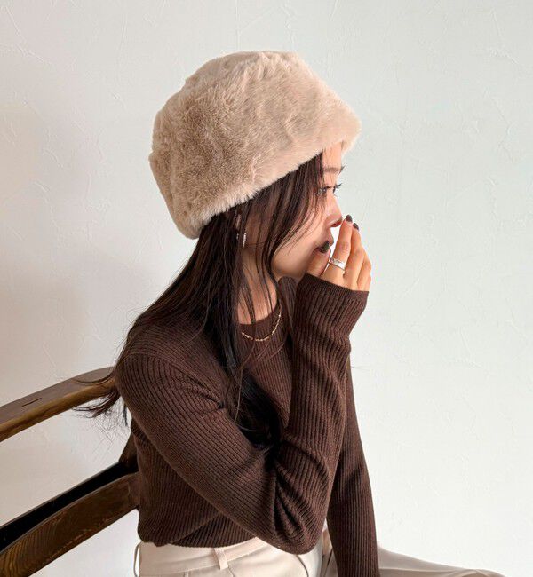 fredy emue「【CASSELINI/キャセリーニ】ファーロシア帽」|ハット|