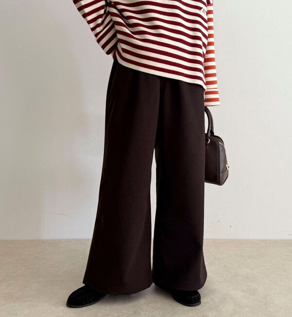 fredy emue「【GEVACO/ゲバコ】ウールライクイージーパンツ」|チノ|