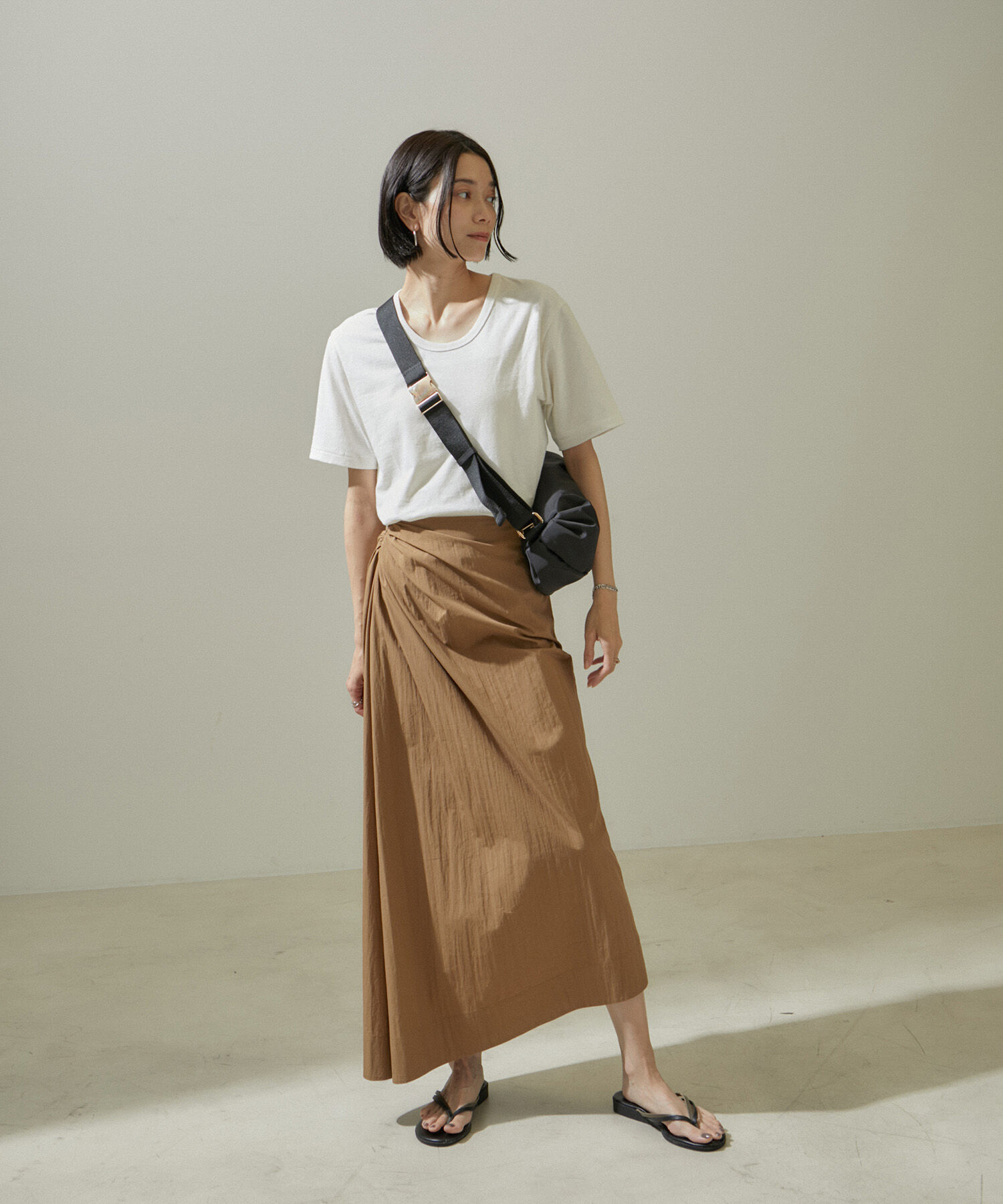 SALON adam et rope'「ヘンプコットンクルーネックTシャツ」|Tシャツ・カットソー|