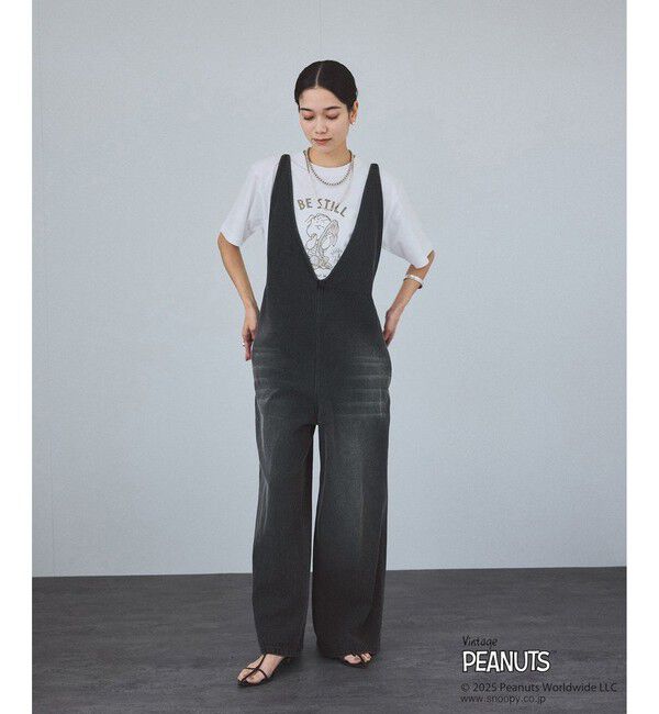 SALON adam et rope'「【WEB限定】デニムサロペット」|オールインワン|