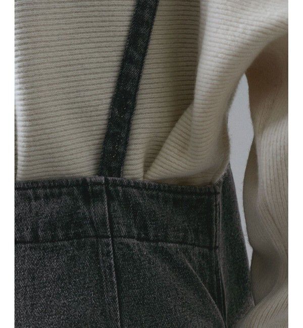 SALON adam et rope'「【WEB限定】デニムサロペット」|オールインワン|