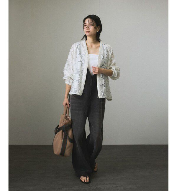 SALON adam et rope'「【WEB限定】デニムサロペット」|オールインワン|