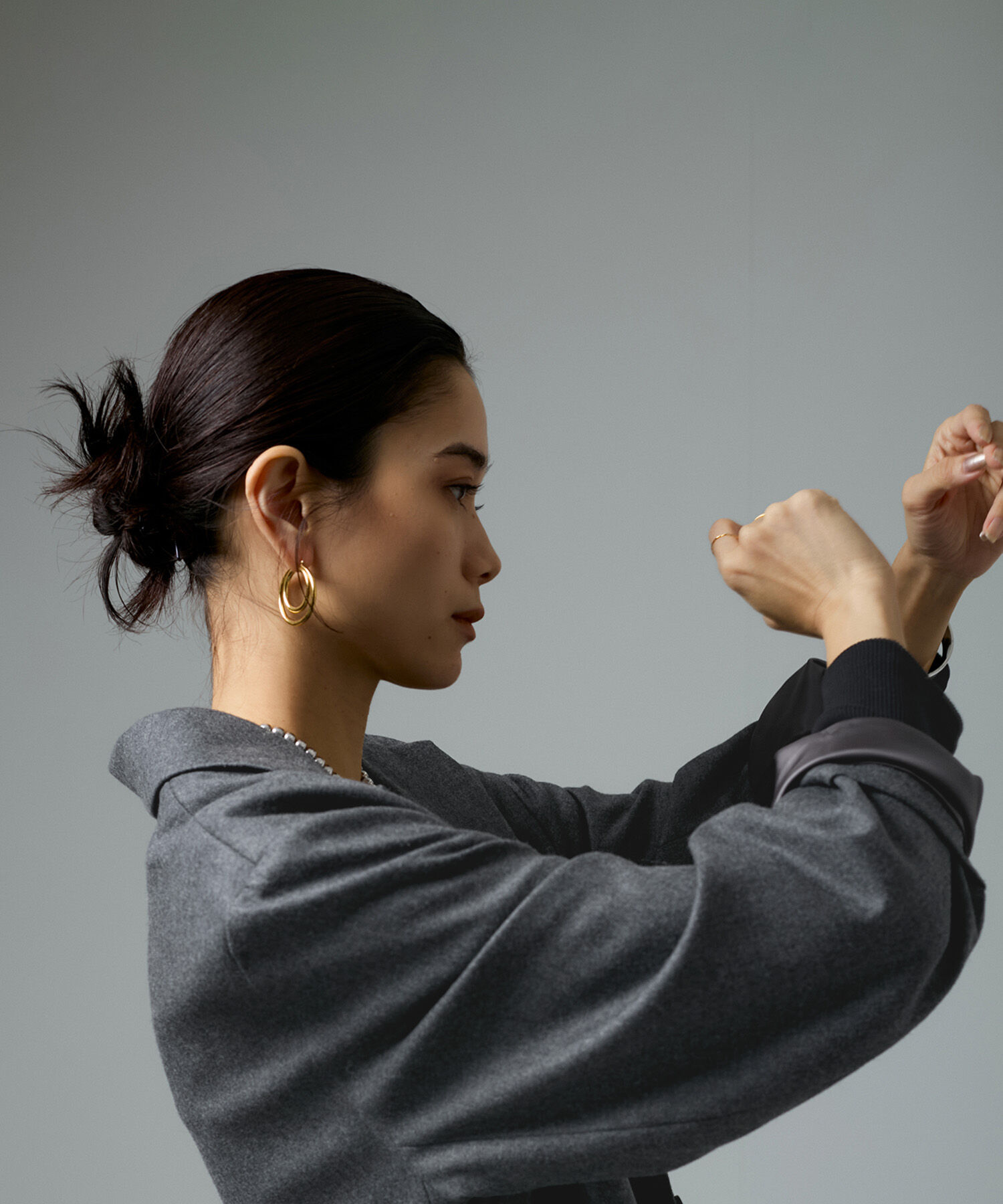 SALON adam et rope'「ハイカウントフラノジャケット」|テーラードジャケット|