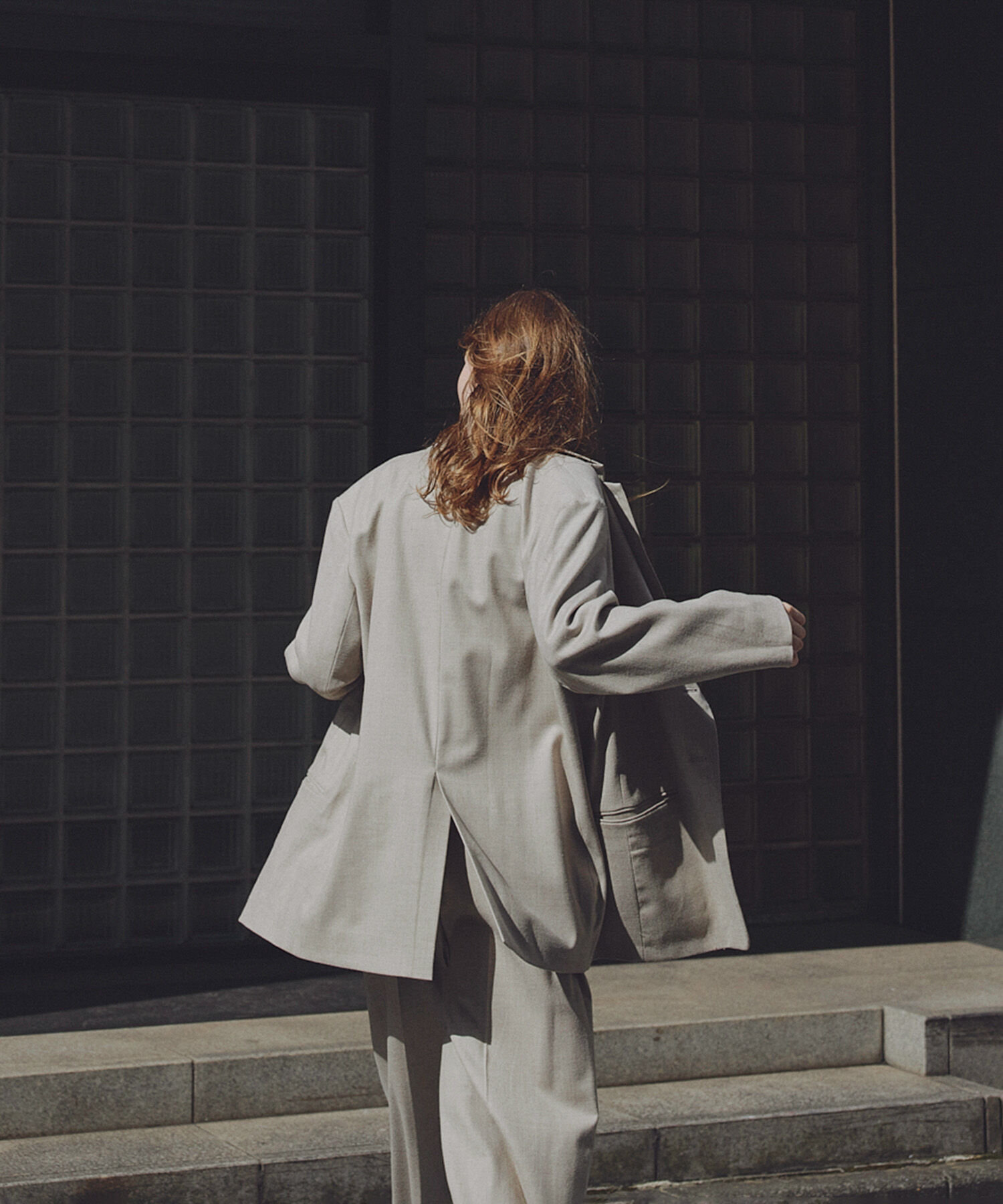 SALON adam et rope'「ハイカウントフラノジャケット」|テーラードジャケット|