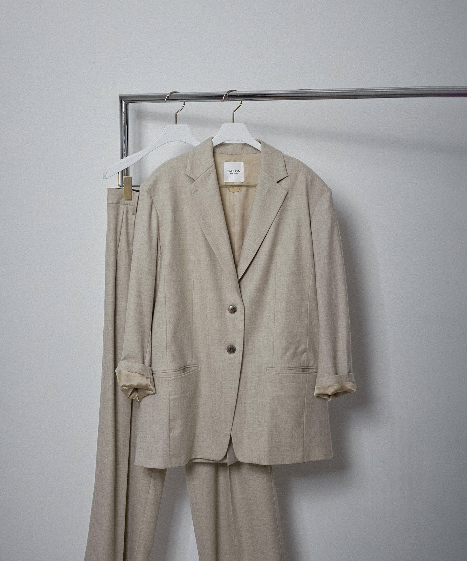 SALON adam et rope'「ハイカウントフラノジャケット」|テーラードジャケット|