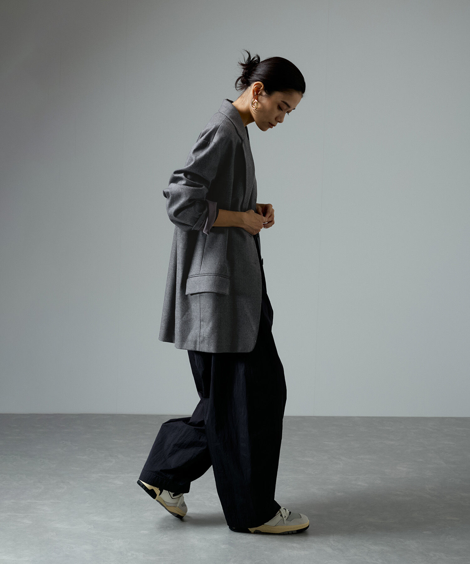 SALON adam et rope'「ハイカウントフラノジャケット」|テーラードジャケット|