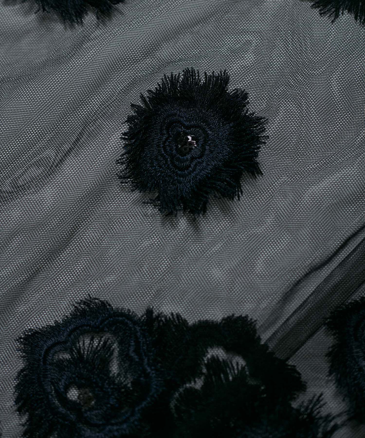 SALON adam et rope'「フラワーエンブロイダリーシアープルオーバー」|Tシャツ・カットソー|