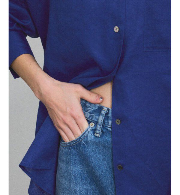 SALON adam et rope'「リネンオーバーシャツ［GENTLE LINEN］」|シャツ・ブラウス|