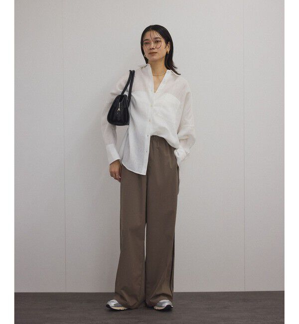 SALON adam et rope'「リネンオーバーシャツ［GENTLE LINEN］」|シャツ・ブラウス|