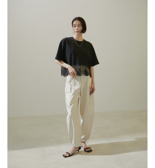 SALON adam et rope'「シェルスカラップTシャツ 2」|Tシャツ・カットソー|