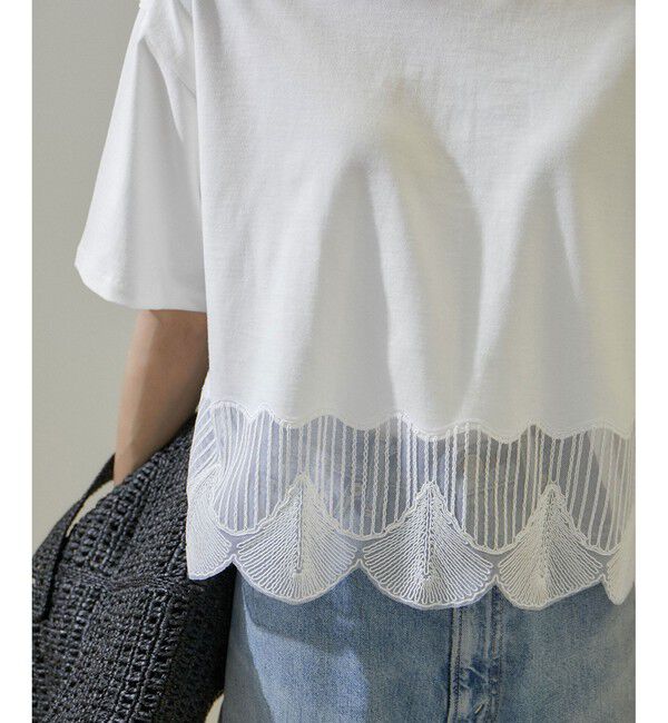 SALON adam et rope'「シェルスカラップTシャツ 2」|Tシャツ・カットソー|