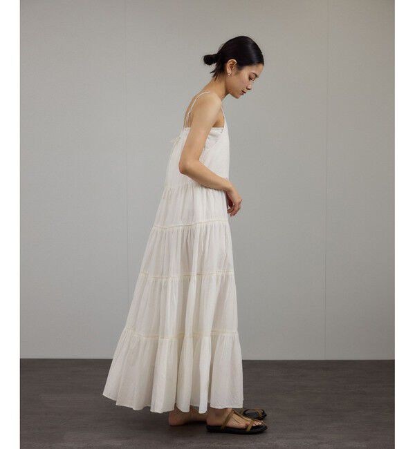 SALON adam et rope'「【WEB限定】ティアードキャミワンピース［洗える］」|ワンピース|