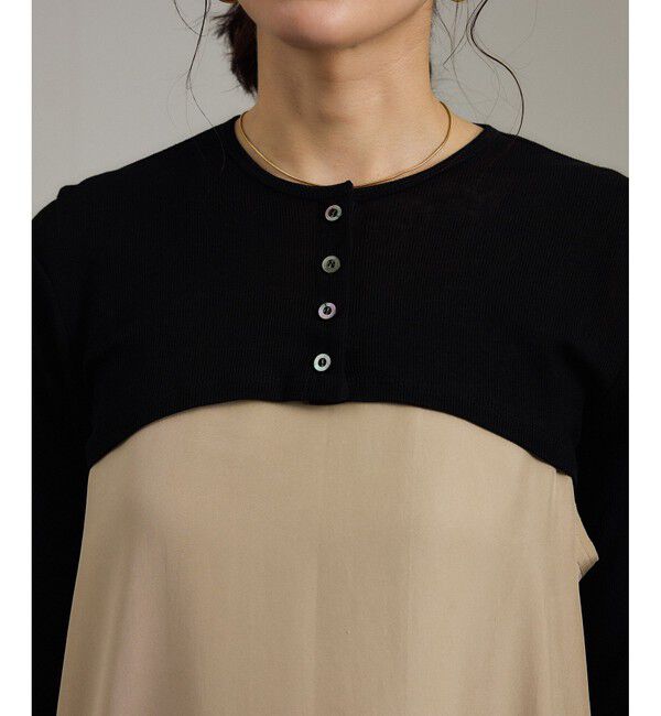 SALON adam et rope'「nu=layerショート丈カーディガン」|カーディガン|