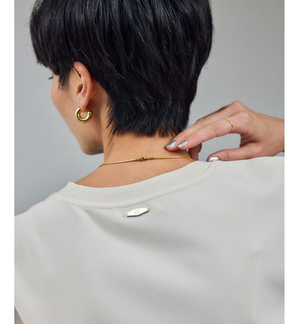 SALON adam et rope'「ダブルクロスロングTシャツブラウス / セットアップ対応」|シャツ・ブラウス|